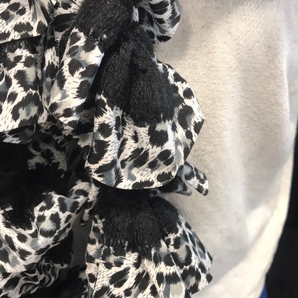 NWOT leopard print boa scarf - 86" - Picture 3 of 3